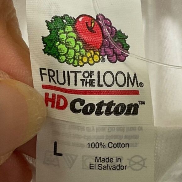 NWT Rick & Morty White Graphic T-Shirt Large Fruit Of The Loom HD Cotton - Picture 5 of 7